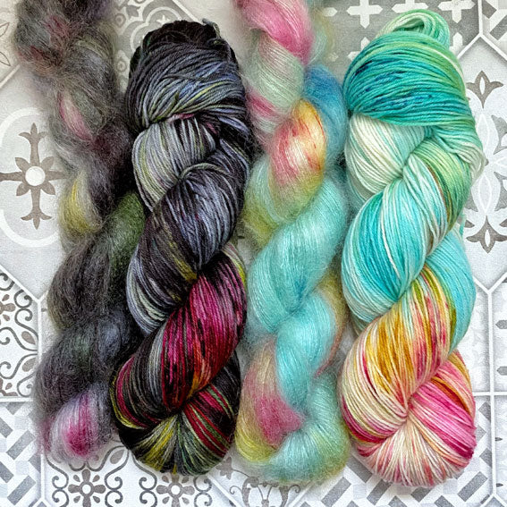 Vickevira Shawls - Fireworks & Parrotfish