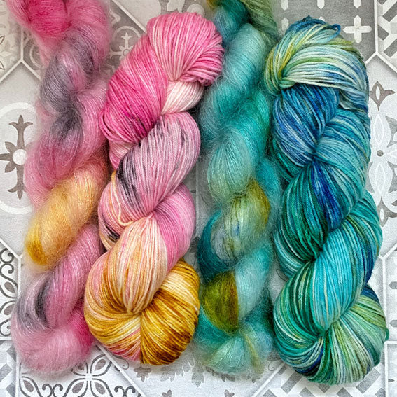 Vickevira Shawls - Flamingo & Ocean View