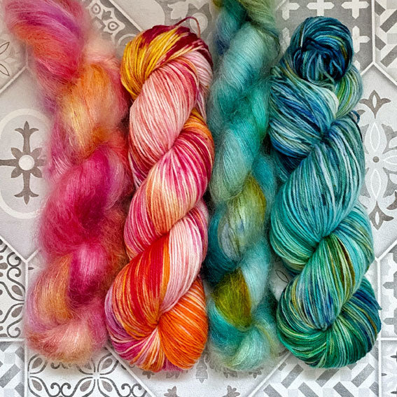 Vickevira Shawls - Rose Garden & Ocean View