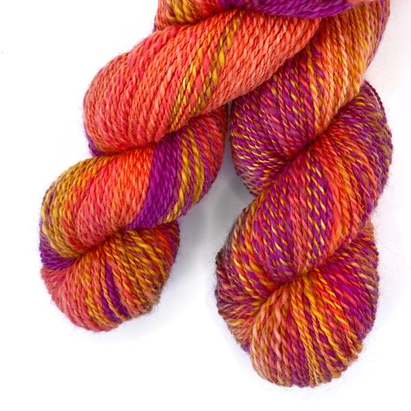 Handspun 2ply Phoenix Feathers