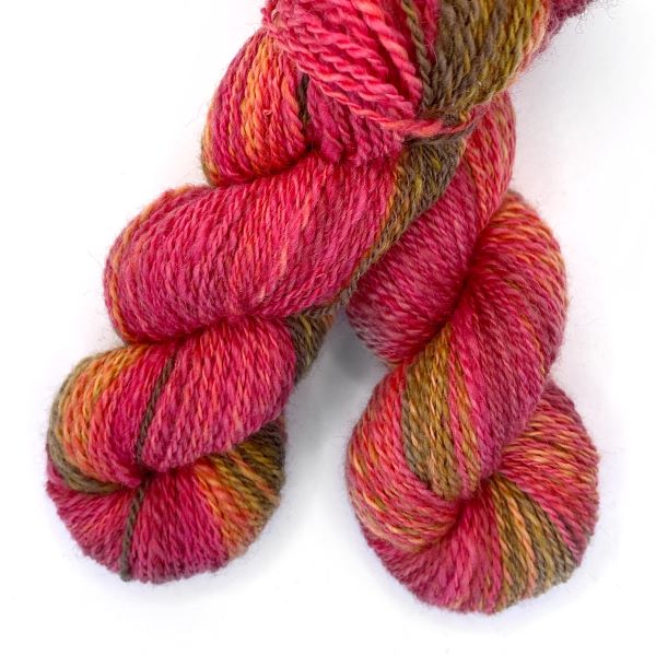 Handspun 2ply Poppy Field