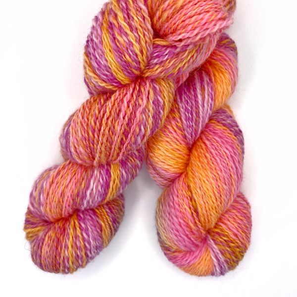 Handspun 2ply Rose Garden