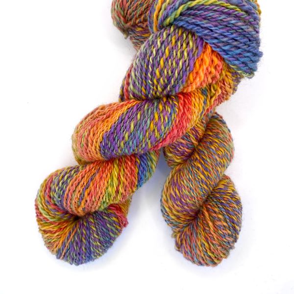 Handspun 2ply The Harlequin