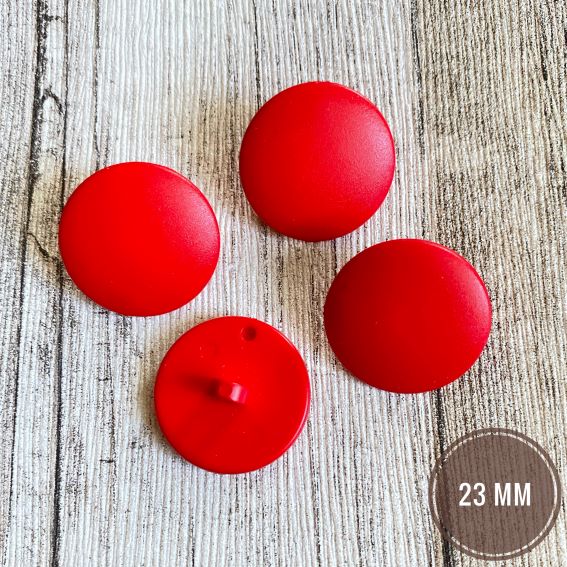 4 plastic buttons 23 mm
