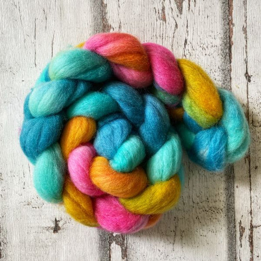 Wool Roving 100g Parrotfish